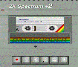 Animacion Cassette del ZX SPECTRUM en Marcha